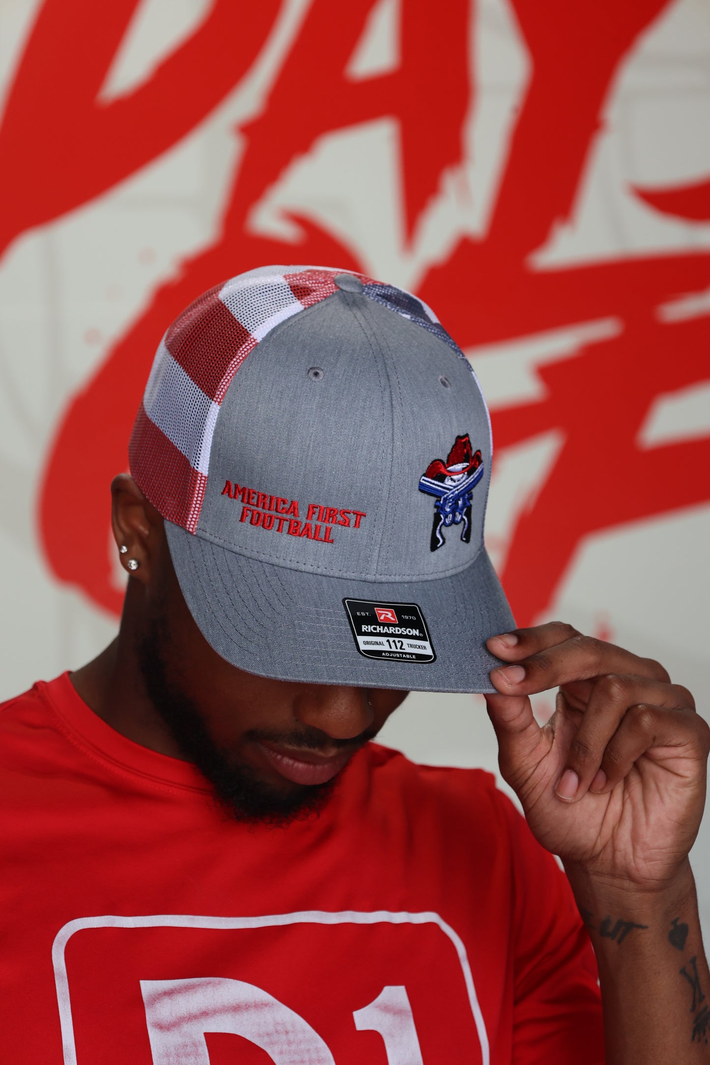 Gray America 1st Hat