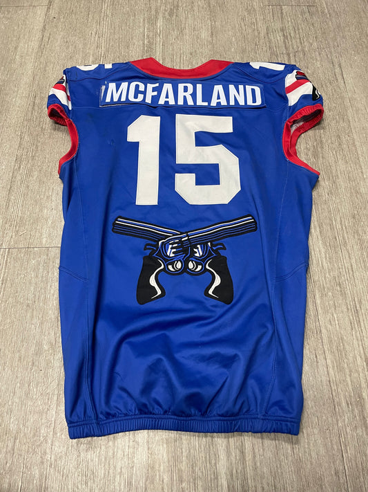 #15 LaDarian McFarland - 2023 Blue Jersey