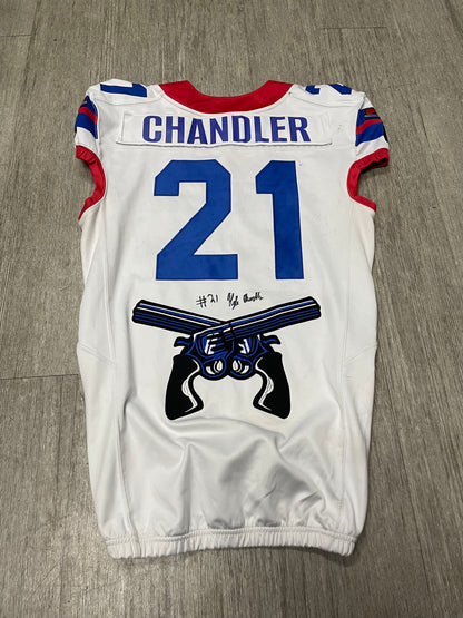 #21 Kyle Chandler - Signed 2023 White Jersey