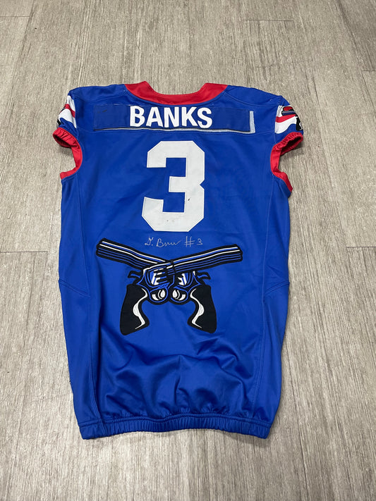 #3 Darius Banks - Signed 2023 Blue Jersey