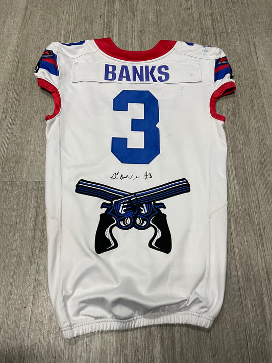 #3 Darius Banks - Signed 2023 White Jersey