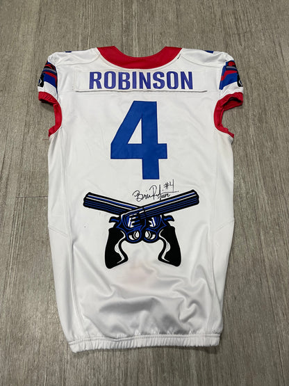 #4 Brian "Juice" Robinson - Signed 2023 White Jersey