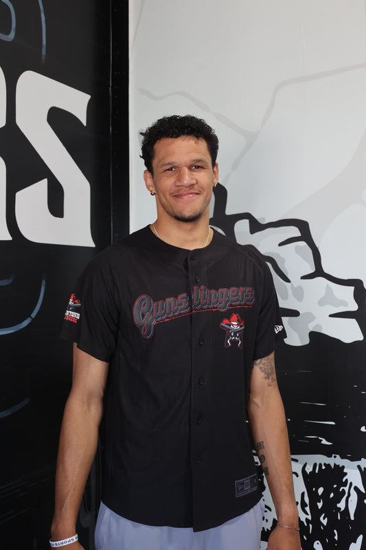 Black Outlaw Baseball Jersey