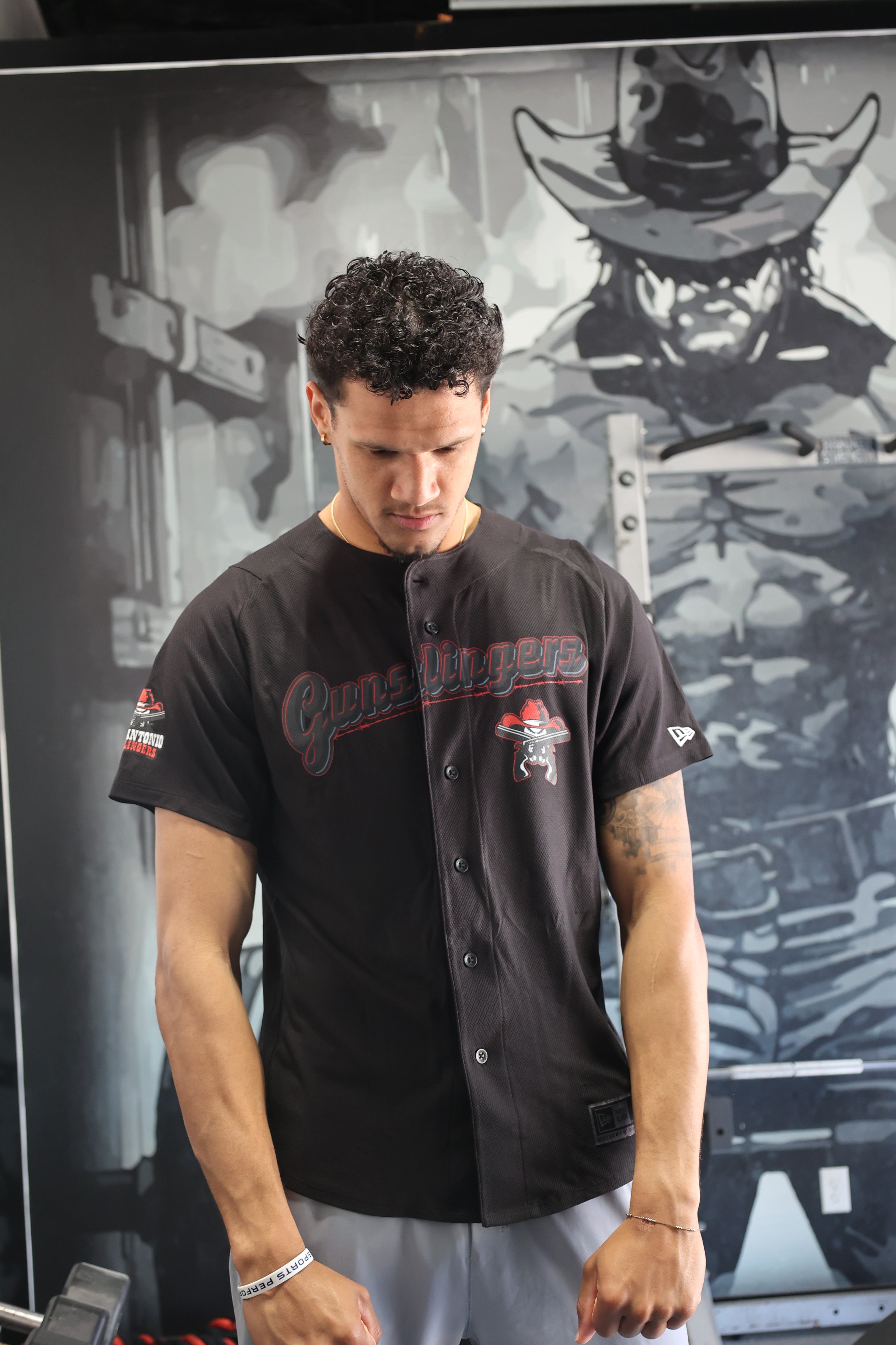 Black Outlaw Baseball Jersey