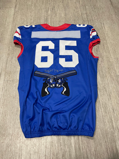 #65 Miquail Harvey - Signed 2023 Blue Jersey