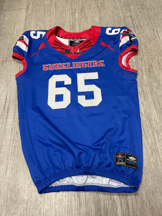 #65 Miquail Harvey - Signed 2023 Blue Jersey