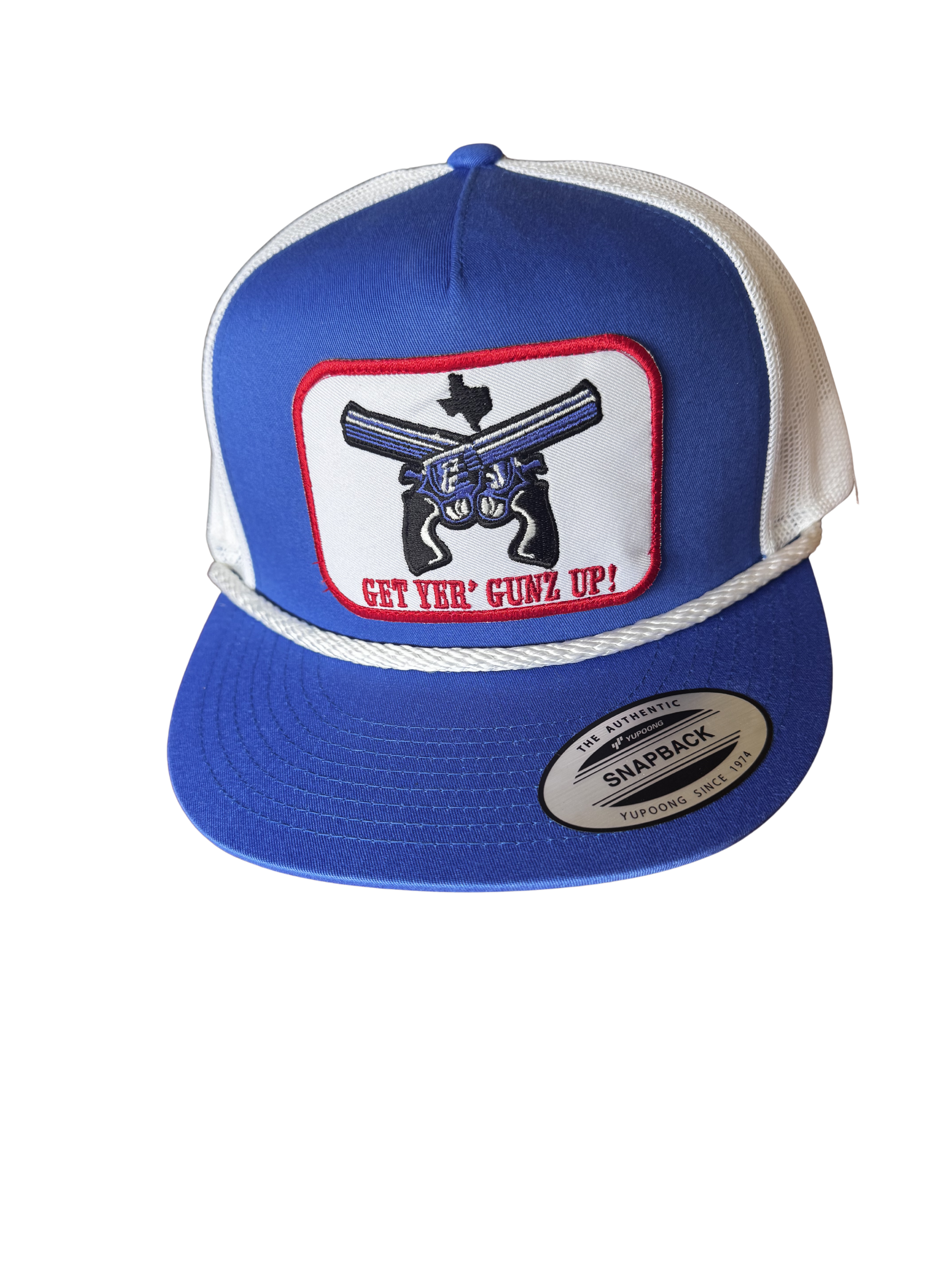 Get Yer Gunz Up Blue hat