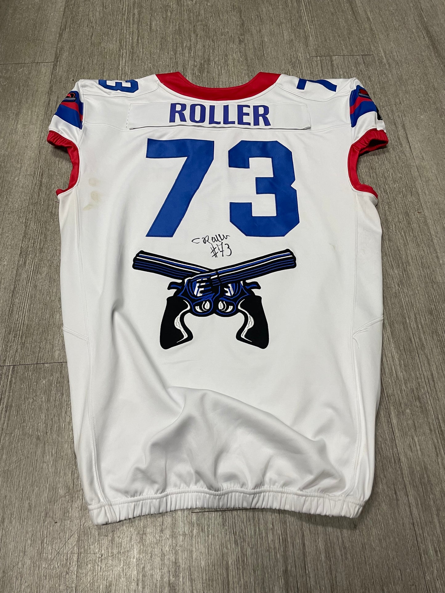 #73 Caleb Roller - Signed 2023 White Jersey