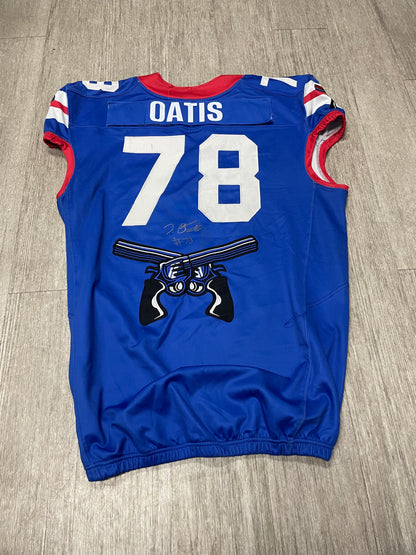 #78 Joshua Oatis - Signed 2023 Blue Jersey