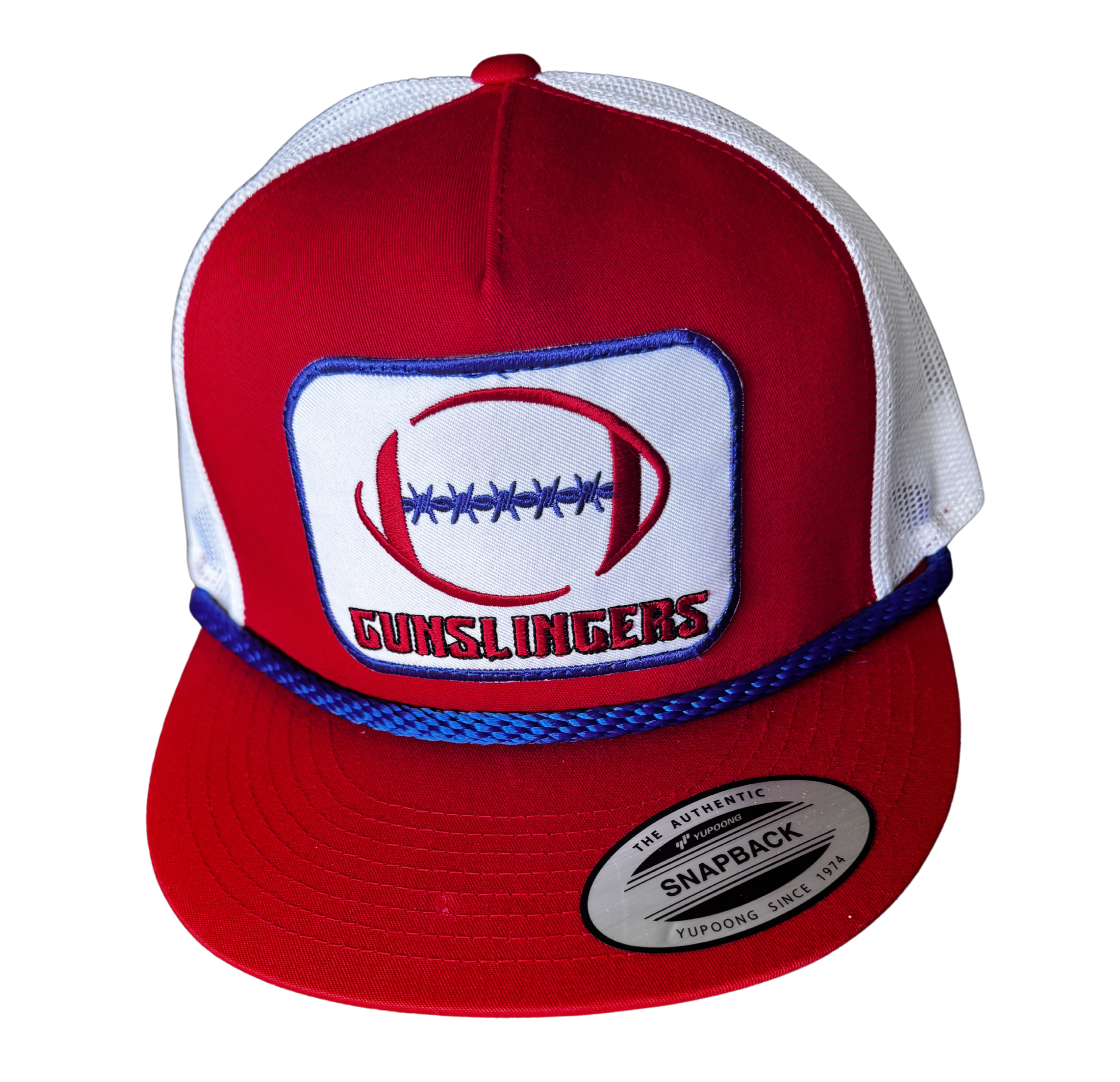 Football Barbed Wire Patch hat
