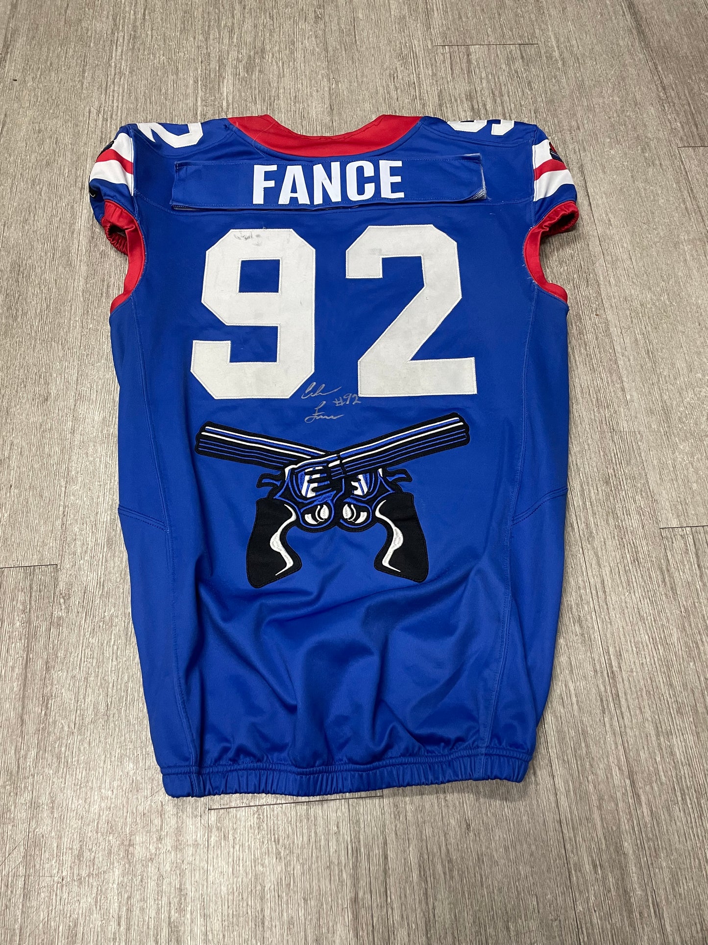 #92 Calvin Fance - Signed 2023 Blue Jersey