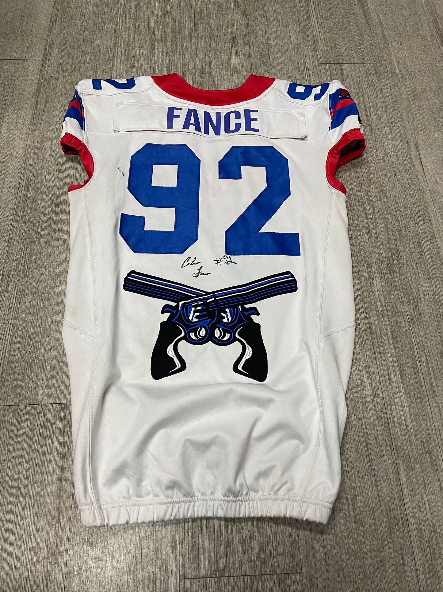 #92 Calvin Fance - Signed 2023 White Jersey